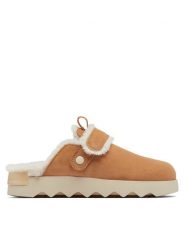 Sorel Kapcie VIIbe™ Clog Suede Cozy 2048521253 Brązowy. Brązowe kapcie damskie Sorel, bez wzorów, ze skóry. Za 599.99 zł.