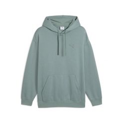 Bluza z kapturem unisex Essentials Elevated PUMA Green Moon. Zielone bluzy męskie Puma, xl, bez wzorów, prążkowane, z kapturem. Za 239.00 zł.