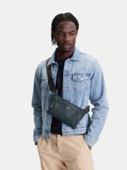 Guess Nerka HMMISA P5214 Zielony. Zielone saszetki męskie Guess, ze skóry. Za 179.99 zł.