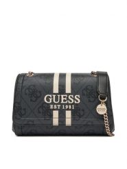 Guess Torebka HWOS96 72210 Czarny. Czarne torebki do ręki damskie Guess, z aplikacjami, ze skóry, bez dodatków. Za 449.99 zł.