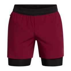 Spodenki męskie Under Armour Peak Woven 2in1. Czerwone buty sportowe męskie Under Armour, bez zapięcia, na fitness i siłownię. W wyprzedaży za 192.05 zł.