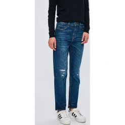 Scotch & Soda - Jeansy High Five. Niebieskie jeansy damskie Scotch & Soda, z podwyższonym stanem. W wyprzedaży za 399.90 zł.