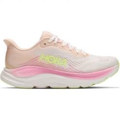 Buty do biegania damskie Hoka One One Clifton 11. Białe obuwie sportowe damskie Hoka One One, bez wzorów, z materiału, do biegania. Za 987.00 zł.