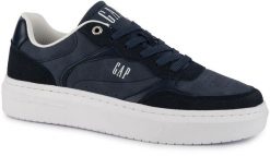 Męskie buty sneakersy sportowe trampki niskie GAP NIAGARA. Niebieskie trampki męskie GAP, bez wzorów, z jeansu, klasyczne, bez zapięcia. Za 169.00 zł.