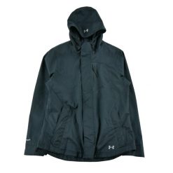 Second life - Under Armour parka damska Storm 2 - Jak nowy. Czarne parki damskie Under Armour, l, bez wzorów, z materiału, sportowe, bez kaptura. Za 255.56 zł.