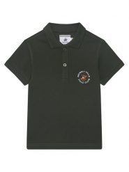 Beverly Hills Polo Club Polo P-SS26B-P42560 Zielony ciemny Regular Fit. Zielone t-shirty dla chłopców Beverly Hills Polo Club, bez wzorów, z bawełny, bez ramiączek. Za 209.99 zł.