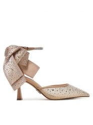 Steve Madden Szpilki Fiorela-Mr 11005138 Złoty. Żółte szpilki damskie Steve Madden, bez wzorów, z materiału, bez obcasa, bez zapięcia. Za 689.99 zł.