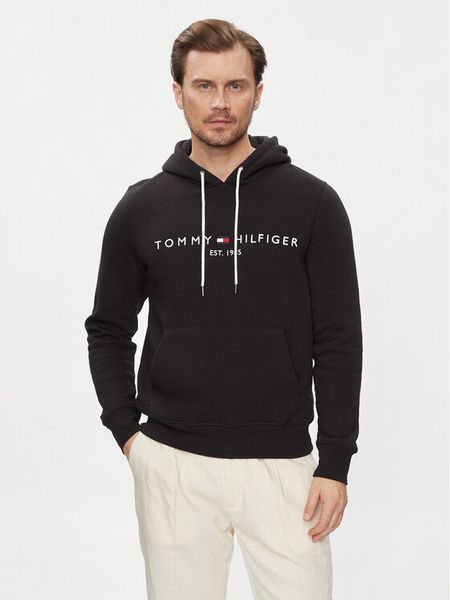 Tommy Hilfiger Bluza Core Logo MW0MW10752 Czarny Regular Fit. Czarne bluzy męskie Tommy Hilfiger, m, bez wzorów, z bawełny, bez kaptura. Za 354.99 zł.