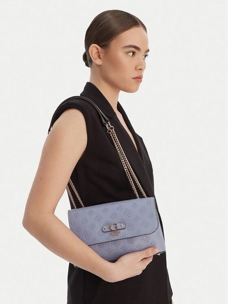 Guess Torebka 180498 Błękitny. Niebieskie torebki do ręki damskie Guess, z aplikacjami, bez dodatków. Za 589.99 zł.