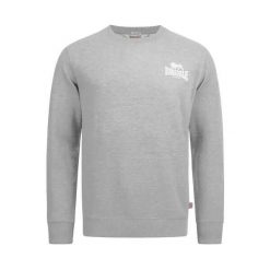 Bluza z okrągłym dekoltem Lonsdale Longridge. Szare bluzy męskie Lonsdale, xl, bez wzorów, z bawełny, bez kaptura. Za 212.50 zł.
