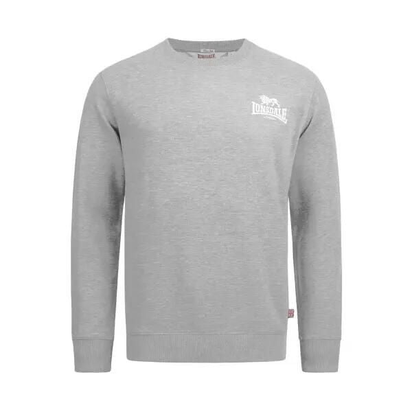 Bluza z okrągłym dekoltem Lonsdale Longridge. Szare bluzy męskie Lonsdale, xl, bez wzorów, z bawełny, bez kaptura. Za 212.00 zł.