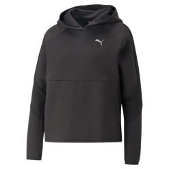 Bluza sportowa damska Puma 67308401. Czarne bluzy sportowe damskie Puma, xl, bez wzorów, z kapturem. Za 398.00 zł.
