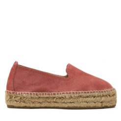 Espadryle Manebi. Czerwone espadryle damskie Manebi, bez wzorów, bez obcasa, bez zapięcia. Za 419.99 zł.