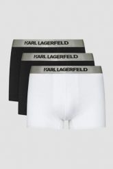 KARL LAGERFELD Zestaw bokserek Metallic Elastic Trunk Set 3PACK. Białe bokserki męskie KARL LAGERFELD, m, bez wzorów. W wyprzedaży za 149.99 zł.