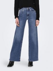 ONLY Jeansy Madison 15282980 Niebieski Wide Leg. Niebieskie jeansy damskie Only. Za 199.99 zł.