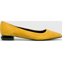 Gino Rossi - Baleriny. Pomarańczowe baleriny damskie Gino Rossi, z materiału. W wyprzedaży za 239.90 zł.