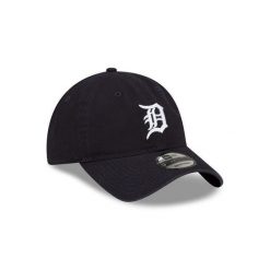 Czapka z daszkiem New Era Tigers MLB Core Classic 2.0. Niebieskie czapki i kapelusze męskie New Era, bez wzorów, sportowe. Za 186.50 zł.