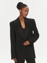 Herskind Marynarka 5007519 Czarny Regular Fit. Czarne żakiety damskie Herskind, bez wzorów, z syntetyku. Za 779.99 zł.