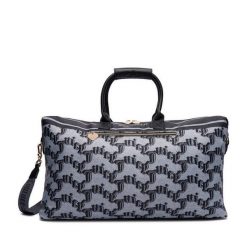 Torba weekendowa Juicy Couture. Czarne torby podróżne damskie Juicy Couture, bez wzorów. Za 419.99 zł.
