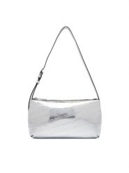 Tommy Jeans Torebka Tjw Must Metallic Shoulder Bag AW0AW18009 Srebrny. Szare torebki do ręki damskie Tommy Jeans, bez wzorów, z jeansu, bez dodatków. Za 429.99 zł.