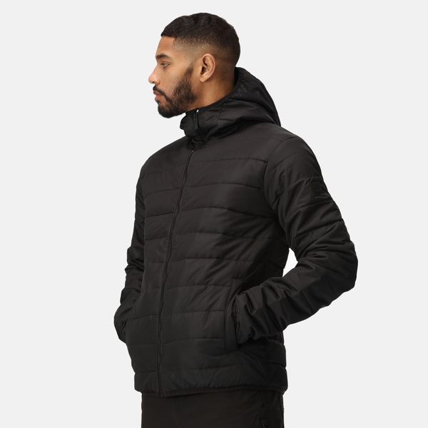 Kurtka turystyczna przejściowa męska Helfa z kapturem. Brązowe kurtki męskie Regatta, m, bez wzorów, z poliesteru, trekkingowe. W wyprzedaży za 199.99 zł.