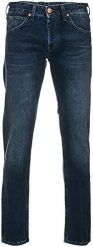 WRANGLER COLTON MĘSKIE SPODNIE JEANSOWE CRIMINAL BLUE W16C0451N. Niebieskie spodnie materiałowe męskie Wrangler, l, bez wzorów, z denimu. W wyprzedaży za 129.99 zł.