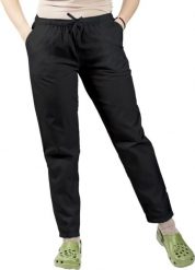Visent CYGARETKI ELASTYCZNE STRETCH MEDYCZNE DAMSKIE czarny XXXXL. Czarne spodnie sportowe damskie Visent, bez wzorów. Za 69.99 zł.
