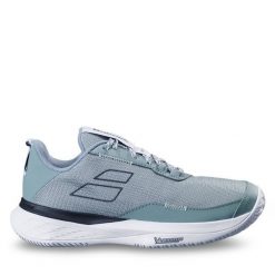 Buty do tenisa Babolat. Zielone obuwie sportowe damskie BABOLAT, bez wzorów, tenisowe. Za 279.99 zł.