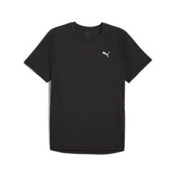 Męska koszulka do biegania VELOCITY PUMA Black. Czarne koszulki sportowe męskie Puma, m, bez wzorów, z materiału, bez kołnierzyka, bez ramiączek, do biegania. Za 152.50 zł.
