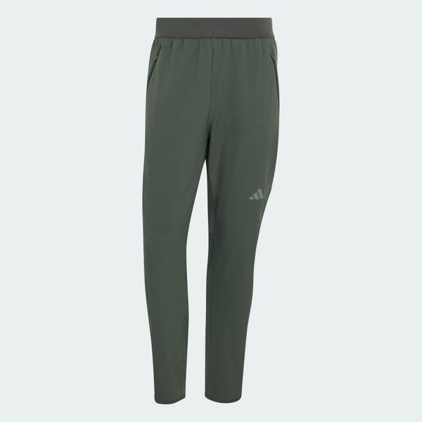 SPODNIE D4T CLIMAWARM. Zielone spodnie sportowe męskie Adidas, l, bez wzorów, z elastanu, na fitness i siłownię, climawarm (adidas). Za 439.00 zł.