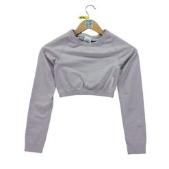 Second life - T-shirt Femme Fitness Yoga Crop Top - Stan dobry. Czerwone koszulki sportowe damskie GYMSHARK, bez wzorów, sportowe, bez kołnierzyka. Za 84.56 zł.