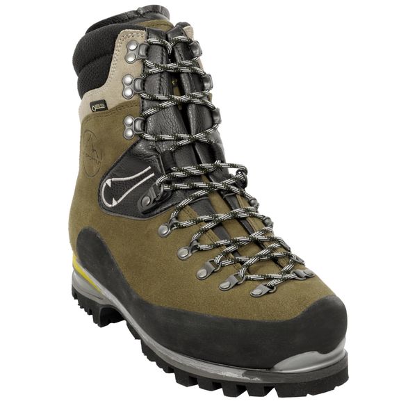 Buty alpinistyczne La Sportiva Karakorum EVO GTX wodoodporne. Brązowe buty sportowe męskie La Sportiva, z gore-texu, przed kolano, bez zapięcia, wspinaczkowe, gore-tex. Za 999.99 zł.