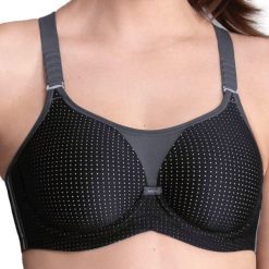 Stanik do biegania Performance WireX z wysoki poziomem podtrzymywania. Białe biustonosze ANITA ACTIVE, bez wzorów, z elastanu. Za 405.00 zł.