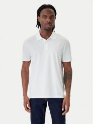 Calvin Klein Polo Birdseye LV04LF208G Biały Regular Fit. Białe koszulki polo męskie Calvin Klein, m, bez wzorów, z bawełny, bez ramiączek. Za 329.99 zł.