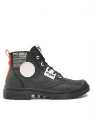 Palladium Trapery Sp20 Overlab 77371-001-M Czarny. Czarne śniegowce i trapery damskie Palladium, z materiału, bez zapięcia. Za 219.99 zł.