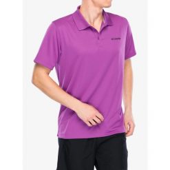 Koszulka polo męska Columbia Utilizer Polo. Zielone koszulki polo męskie Columbia, m, bez wzorów, bez ramiączek. Za 146.99 zł.