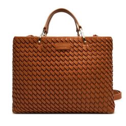 Torebka Emporio Armani. Brązowe torebki do ręki damskie Emporio Armani, bez wzorów, klasyczne, bez dodatków. Za 1,479.00 zł.