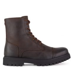 Trapery Hunter. Brązowe śniegowce i trapery męskie Hunter, bez zapięcia. Za 449.99 zł.