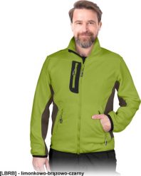 R.E.I.S. LH-FMN-P - Bluza polarowa - limonkowo-brązowo-czarny M. Brązowe bluzy damskie R.E.I.S., m, bez wzorów, z polaru, bez kaptura. Za 114.83 zł.