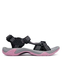 Trekkingi CMP. Czarne obuwie sportowe damskie CMP, bez wzorów, trekkingowe. Za 189.99 zł.