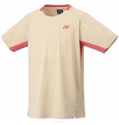 Koszulka tenisowa Yonex AO Crew Neck. Brązowe koszulki sportowe męskie YONEX, l, bez wzorów, z materiału, bez kołnierzyka, bez ramiączek, na fitness i siłownię. Za 439.99 zł.