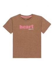 Roxy T-Shirt Orchid Art ERGZT04142 Brązowy Regular Fit. Brązowe t-shirty i topy dla dziewczynek Roxy, bez wzorów, z bawełny, bez ramiączek. Za 89.99 zł.