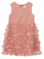 Guess Sukienka elegancka K6RK21 KAUH0 Koralowy Regular Fit. Pomarańczowe sukienki dla dziewczynek Guess, z aplikacjami, z syntetyku, eleganckie, bez ramiączek. Za 349.99 zł.