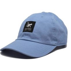 Czapka baseballowa - Bawełna - Niestrukturalna (Niebieski). Niebieskie czapki i kapelusze męskie SURF MONKEY, z aplikacjami, z bawełny, klasyczne. Za 159.95 zł.
