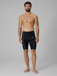 4F Kąpielówki męskie - czarne L. Czarne kąpielówki męskie 4f, l, bez wzorów, na fitness i siłownię. Za 89.99 zł.