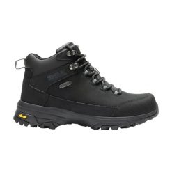 Damskie skórzane buty trekkingowe Burrell. Brązowe trekkingi damskie Regatta, trekkingowe. Za 836.50 zł.