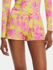 Banana Moon Szorty plażowe Tiwi Print JWF22 Żółty Regular Fit. Żółte szorty damskie Banana Moon, s, bez wzorów, z syntetyku. Za 259.99 zł.