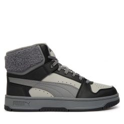 Sneakersy Puma. Szare trampki i tenisówki chłopięce Puma, bez wzorów, bez zapięcia. Za 279.99 zł.