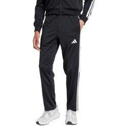 Spodnie męskie adidas Snap Track. Czarne buty sportowe męskie Adidas, m, bez wzorów, z poliesteru, na fitness i siłownię. Za 186.99 zł.