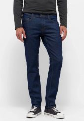 Męskie Spodnie Jeansowe Mustang Style Oregon Slim Denim Blue 1015864 5000 940. Niebieskie spodnie materiałowe męskie Mustang, l, bez wzorów, z denimu. Za 219.99 zł.